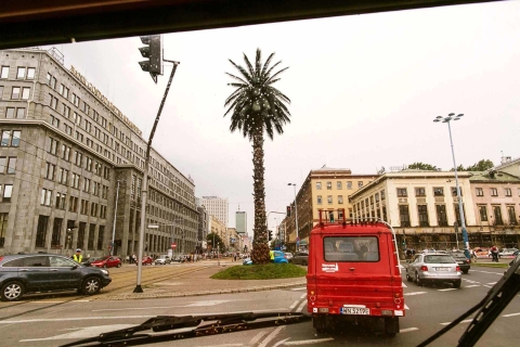 Varsovie: visite de la ville en minibus rétro