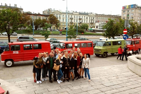 Varsovia: tour de la ciudad en minibús retro