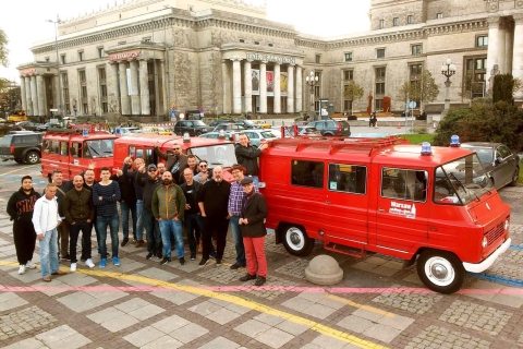 Varsovie: visite de la ville en minibus rétro