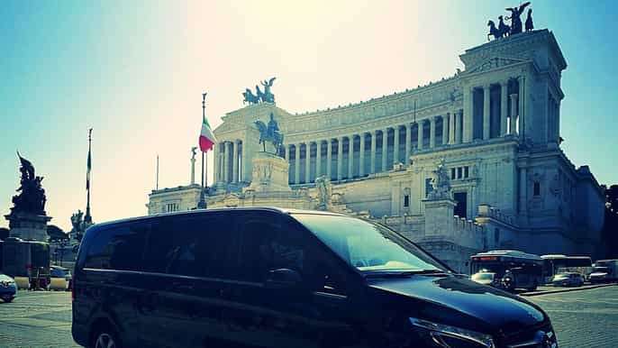 rome 6hour private luxury vehicle transport with driver
