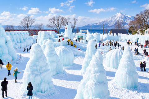 Sapporo: Snowmobile, Lake Toya, Shikotsu & Mt. Moiwa Tour