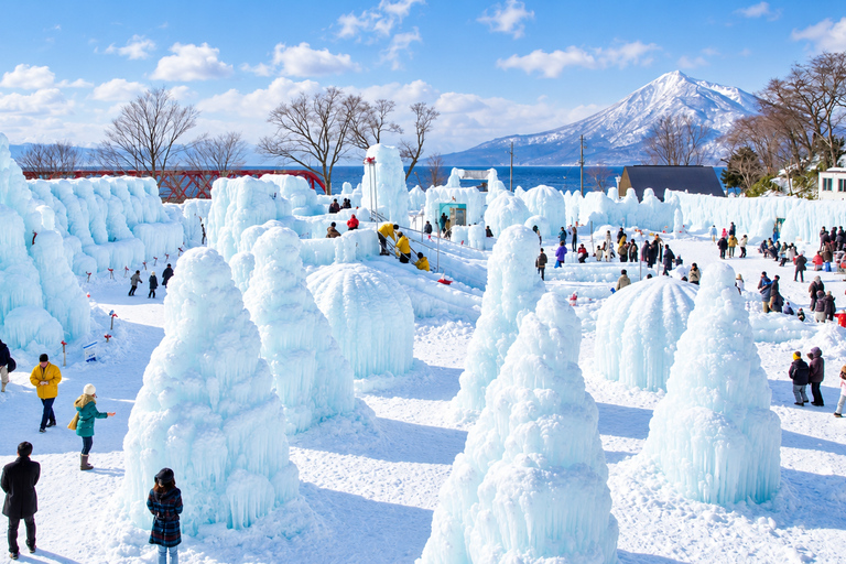 Sapporo: Snowmobile, Lake Toya, Shikotsu & Mt. Moiwa Tour