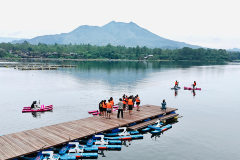 Bali/Mount Batur: Guided Lake Batur Water Bike Experience Guided Water Bike Experience with Meeting Point
