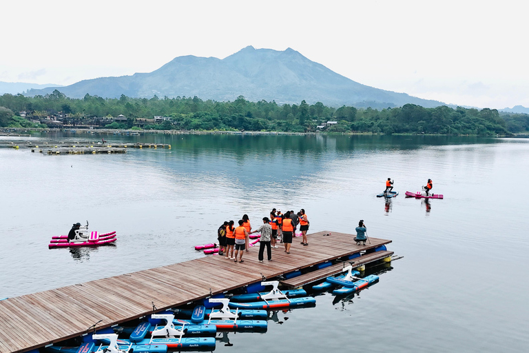 Bali/Mount Batur: Guided Lake Batur Water Bike Experience Guided Water Bike Experience with Meeting Point