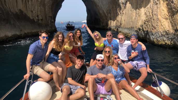 excursión privada en barco de día completo a positano