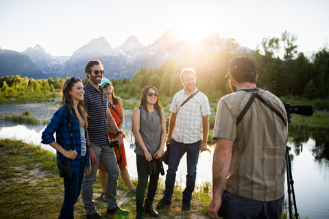 From Jackson: 4-Hour Eco Safari in Grand Teton National Park Sunset Grand Teton Wildlife Tour