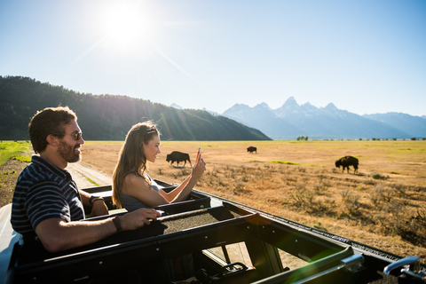 From Jackson: 4-Hour Eco Safari in Grand Teton National Park Sunset Grand Teton Wildlife Tour