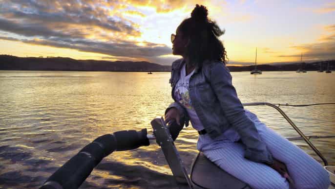 knysna sunset sundowner yacht cruise