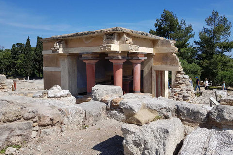 Knossos palats och byns keramiktur