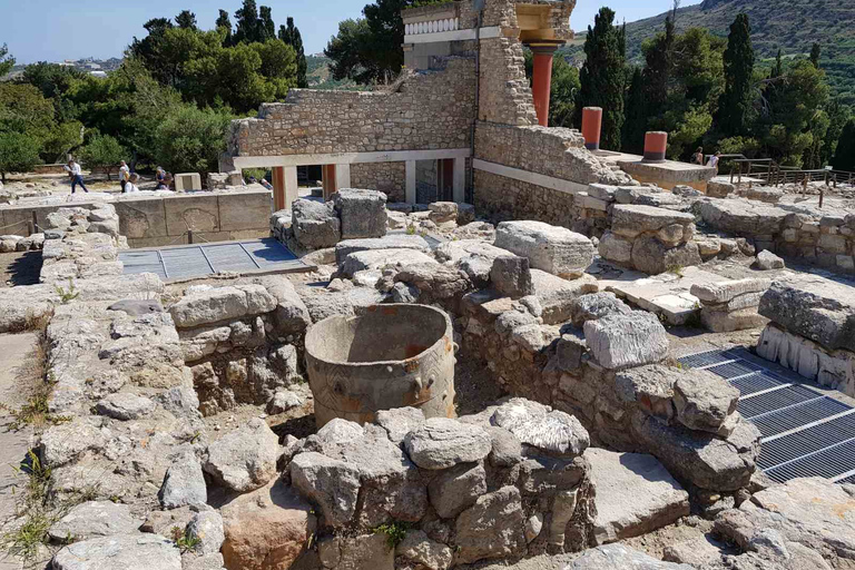 Knossos palats och byns keramiktur