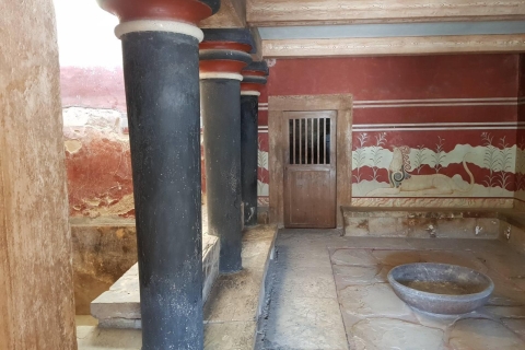 Tour de cerámica del pueblo y el palacio de Knossos