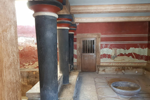 Visite du palais de Knossos et de la poterie du village