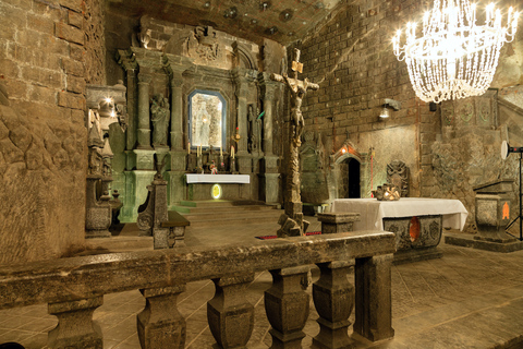 From Krakow: Wieliczka Salt Mine Tour with GuideTour in English with Hotel Pickup