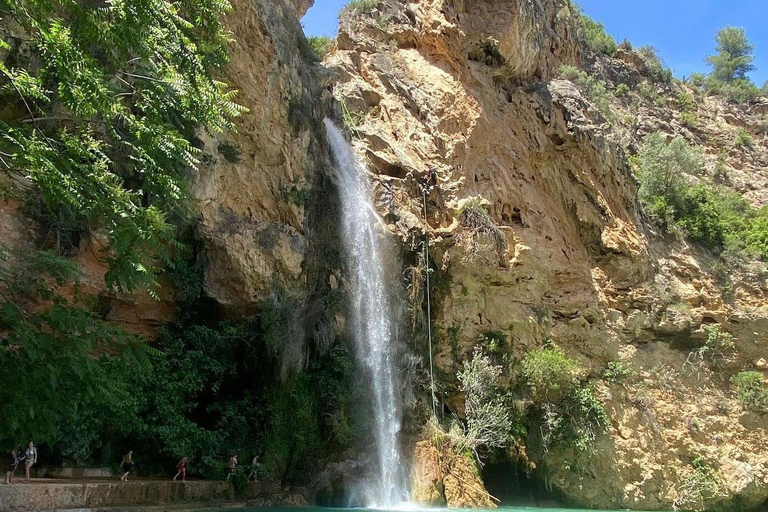 Från Valencia: Vinprovning och besök i Cueva de Turche