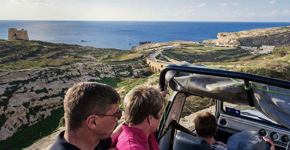 Gozo: Full-Day Jeep Safari with Buffet Lunch and Wine