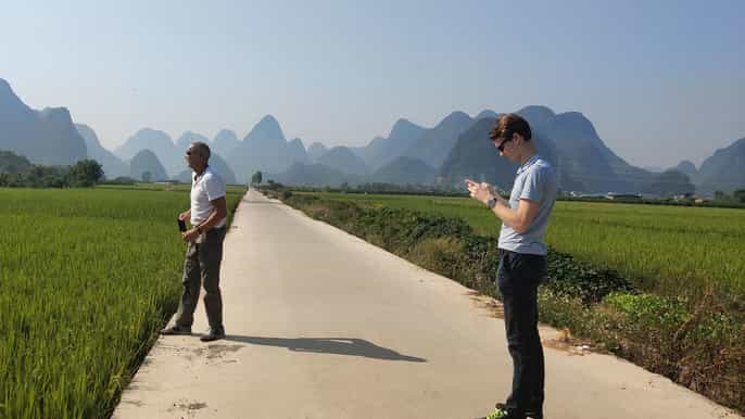 guilin li river cruise and yangshuo countryside tour