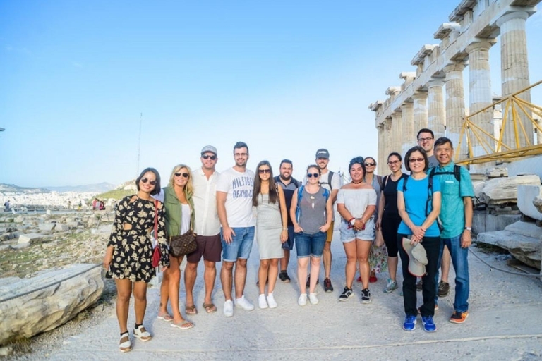 Ateny: piesza wycieczka po Akropolu z francuskim przewodnikiemObywatele spoza UE - Tour po francusku