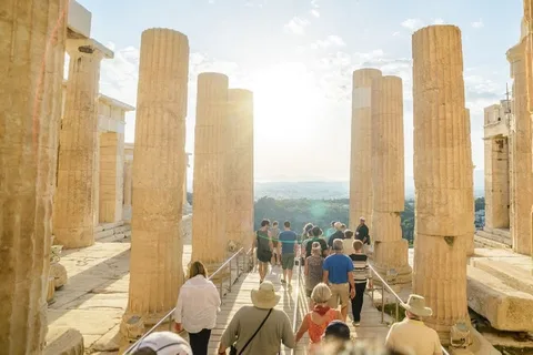 Excursão a pé pela Acrópole com um guia de turismo francês