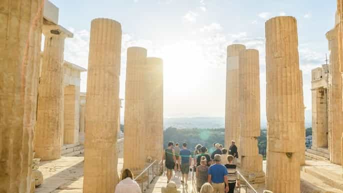atene tour a piedi dellacropoli con una guida francese