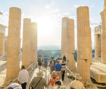 The Acropolis Walking Group Tour with a French Guide