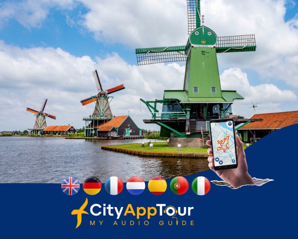 Visit Zaanse Schans Walking Tour with Audio Guide on App in Zaandam, Netherlands
