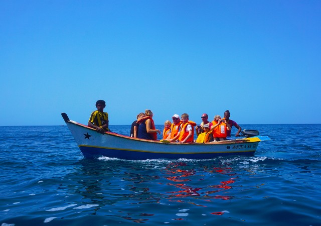 Visit From Praia Boat Trip, Snorkeling, Cave & BBQ on the Beach in Santiago Island