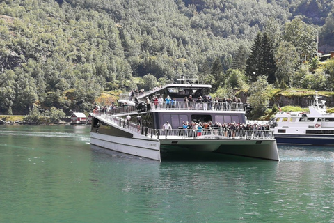 Bergen: Nærøyfjord-Bootsfahrt & Flåmbahn nach Oslo