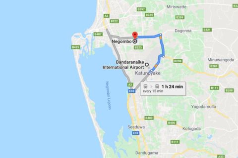 Colombo: Colombo Airport (CMB) and Negombo City Transfer