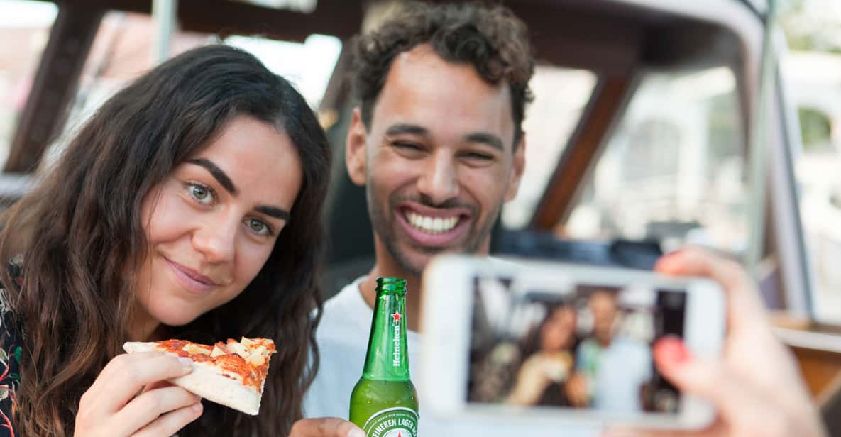Afbeelding 6 van Amsterdam: Pizza rondvaart door de grachten