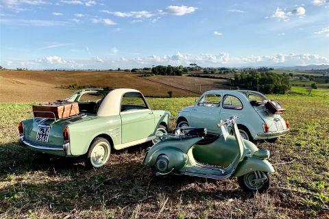 Arezzo and Province: Guided Tour by Driving Vintage Vehicle