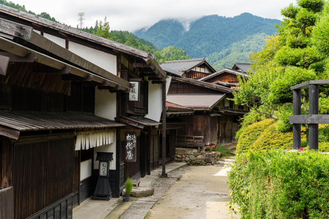 Vanuit Nagoya: Enakyo, Magome-juku &amp; Tsumago-juku 1D bustour(8:20 Meetup) Magomejuku, Tsumago-juku, enz. 1D Tour met/Eng