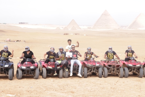 Le Caire: visite des pyramides de Gizeh avec safari en quad et balade à dos de chameau