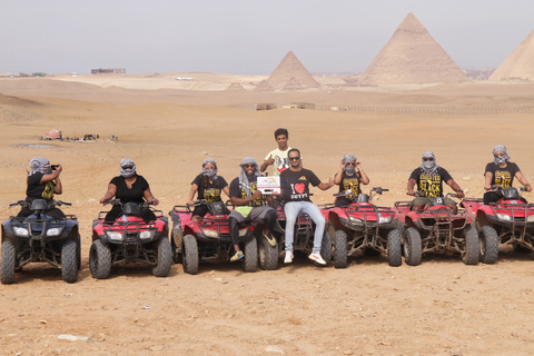 Le Caire: visite des pyramides de Gizeh avec safari en quad et balade à dos de chameau