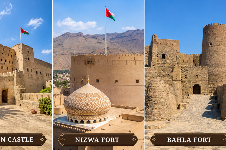 From Muscat: Nizwa, Jabreen, and Bahla Fort Day Sharing Tour