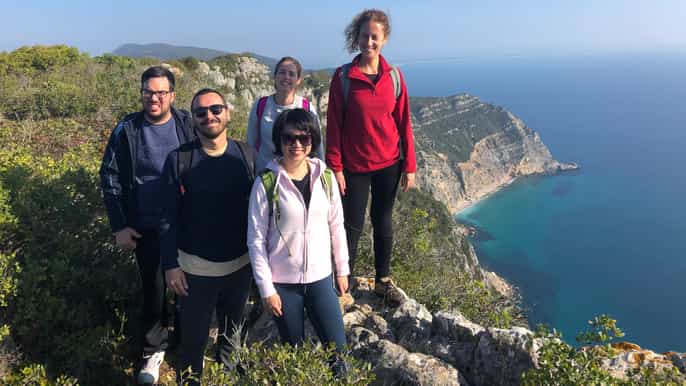 hiking to highest limestone cliff in europe
