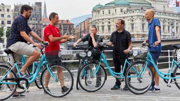 bilbao 3stündige entdeckungstour in kleiner gruppe mit dem fahrrad