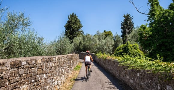 Florenz: Halbtägige Fahrradtour durch die Toskana mit Verkostungen