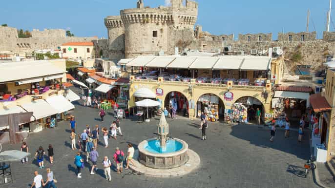 rhodes new and old town guided tour