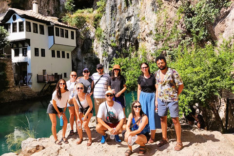 Von Mostar aus: Tagestour zum Wasserfall Kravica, Pocitelj und Blagaj