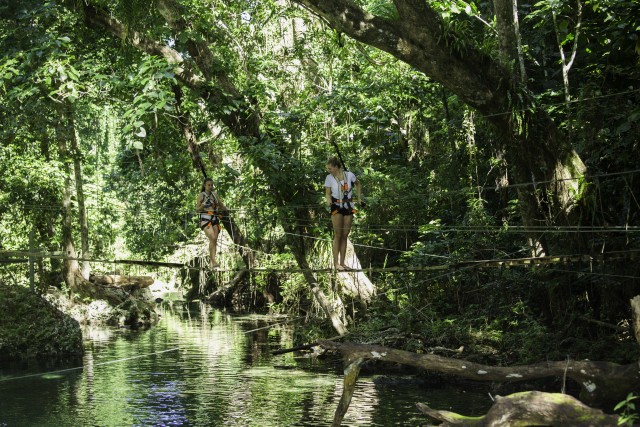 Visit Bridges of Eden 2-Hour Rainforest Walk, Swim, & Zip Line in Port Vila