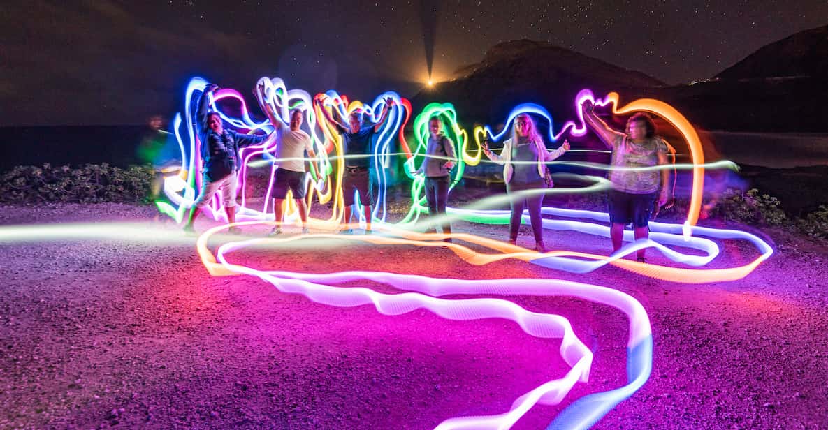 Waikiki: Honolulu Night Sky Photo and Light Painting Tour