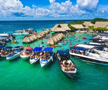 Cartagena: Excursão VIP às 5 Ilhas do Rosário com Plankton Plan