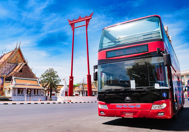 Visit Bangkok Hop-On Hop-Off Bus with 24, 48 or 72-Hour Validity in Bangkok