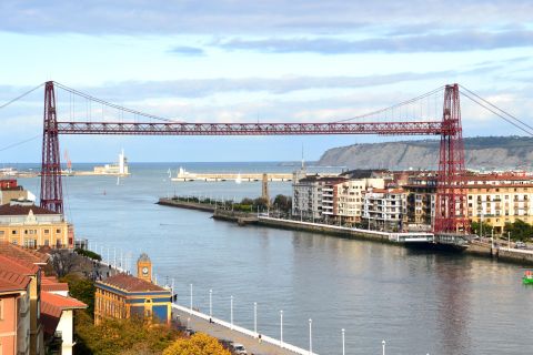 Getxo and Vizcaya Bridge From Bilbao