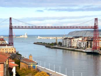 Getxo y Puente Bizkaia Desde Bilbao