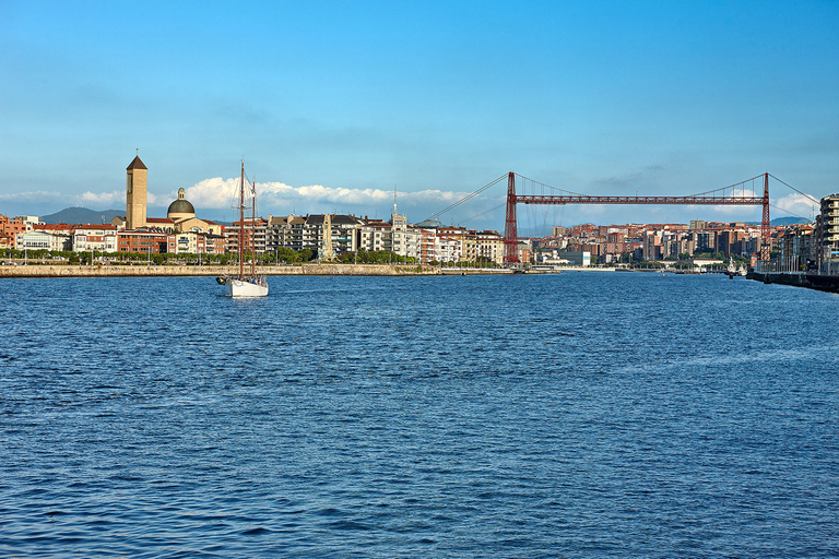 Getxo och Bizkaia-bron från BilbaoEngelska alternativ