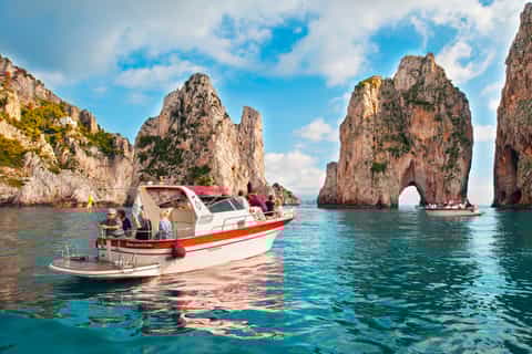 from sorrento capri island smallgroup boat tour