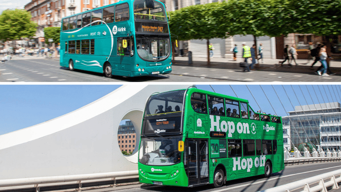 dublin airport transfer and hopon hopoff bus ticket