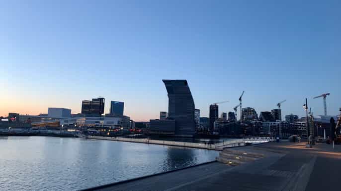 oslo panoramic view and sculpture park walk