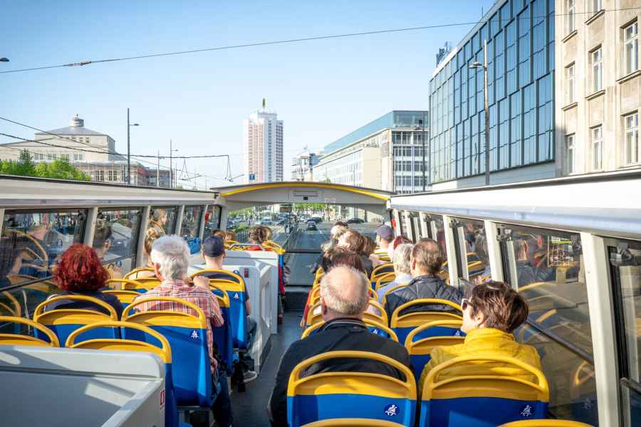 Leipzig: 13-Stop Hop-on/Hop-off Bus Ticket. Foto: GetYourGuide